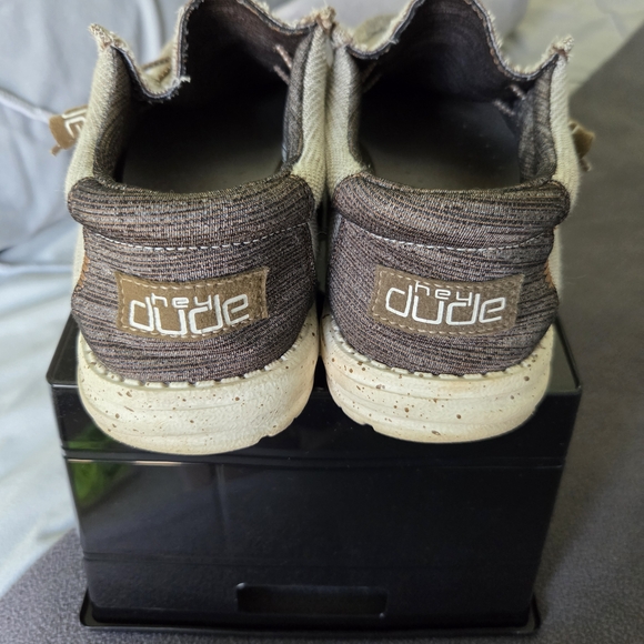 Hey Dude Beige and Brown Casual Slip-Ons - Picture 3 of 6